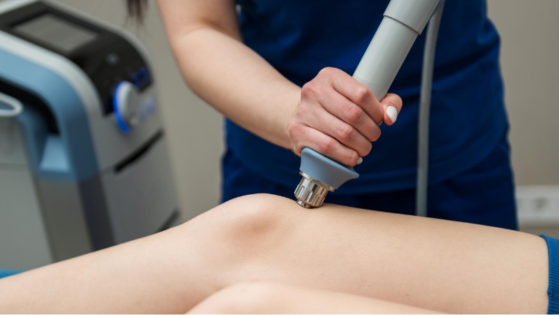 체외충격파 기계 시범